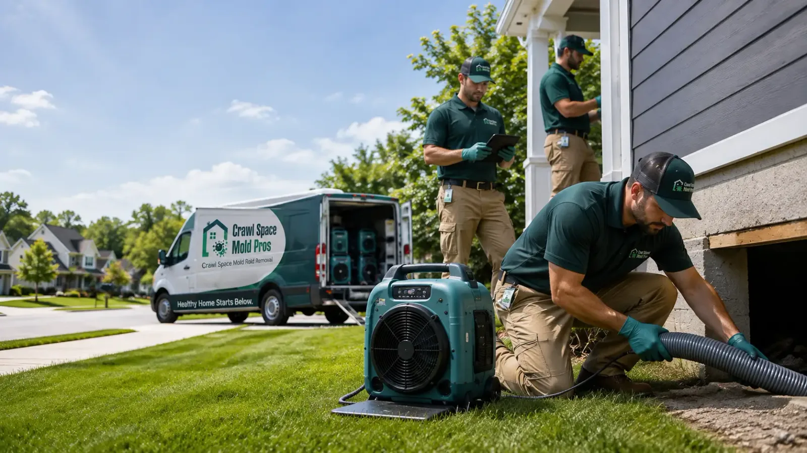 Crawl Space Mold Removal in Dayton, OR